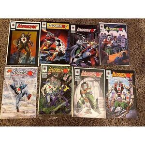 VALIANT‎ Comic (1993) Bloodshot FOIL 8 Comic Lot